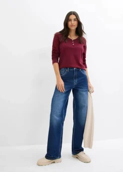 Clearance Langarmshirt aus reiner Bio-Baumwolle Damen Bekleidung·Röcke|Nachhaltigere Materialien