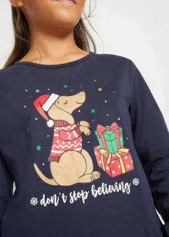 Kinder bonprix Mädchen 2-8 Jahre·Nachhaltigere Materialien|Mädchen 9-16 Jahre·Nachhaltigere Materialien|Langarmshirt aus reiner Bio-Baumwolle (2er Pack)