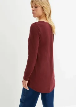 Damen bonprix Shirts & Tops|Langarmshirt aus reiner Baumwolle