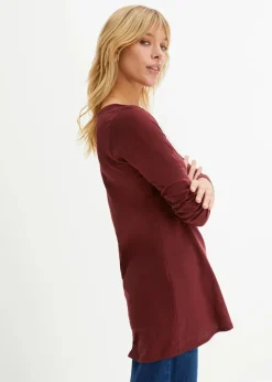 Damen bonprix Shirts & Tops|Langarmshirt aus reiner Baumwolle
