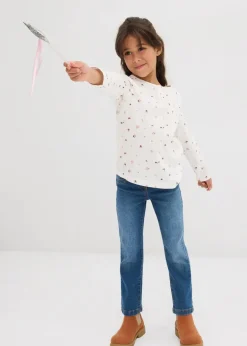 Clearance Langarmshirt aus reiner Bio-Baumwolle Kinder Mädchen 2-8 Jahre·Nachhaltigere Materialien|Mädchen 9-16 Jahre·Nachhaltigere Materialien