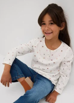 Clearance Langarmshirt aus reiner Bio-Baumwolle Kinder Mädchen 2-8 Jahre·Nachhaltigere Materialien|Mädchen 9-16 Jahre·Nachhaltigere Materialien