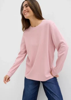Hot Langarmshirt aus reiner Bio-Baumwolle Damen Bekleidung·Röcke|Nachhaltigere Materialien