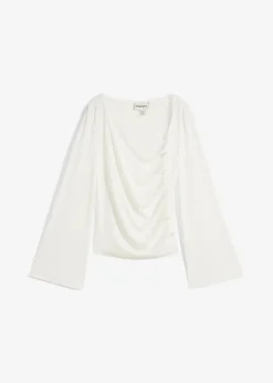 Damen bonprix Shirts & Tops|Langarmshirt aus Rippe