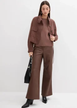 Damen bonprix Shirts & Tops|Langarmshirt aus Rippware