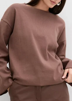 Damen bonprix Shirts & Tops|Langarmshirt aus Rippware