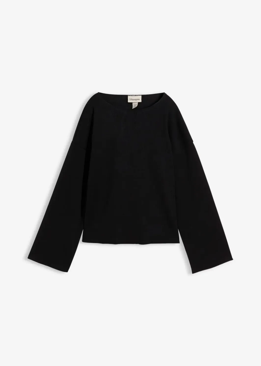 Sale Langarmshirt aus Rippware Damen Shirts & Tops