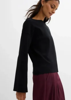 Sale Langarmshirt aus Rippware Damen Shirts & Tops