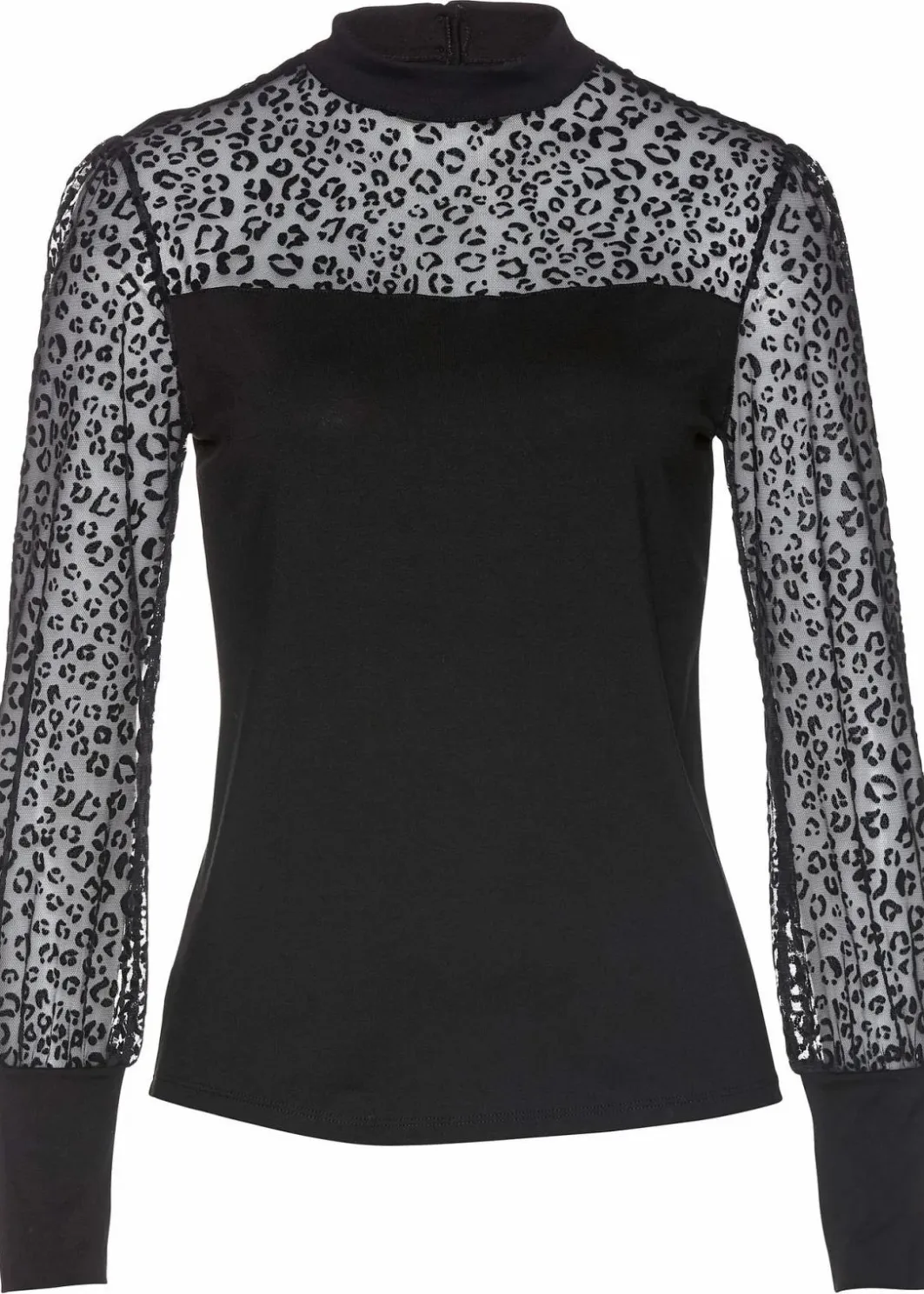 Hot Langarmshirt aus softem Viskose-Mix Damen Nachhaltigere Materialien|Shirts & Tops