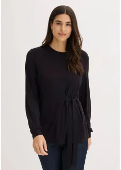 New Langarmshirt aus softem Viskose-Mix Damen Nachhaltigere Materialien|Shirts & Tops