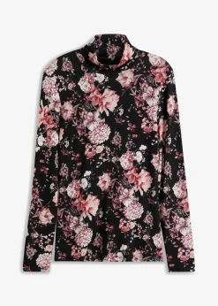 Outlet Langarmshirt aus softem Viskose-Mix Damen Nachhaltigere Materialien|Shirts & Tops