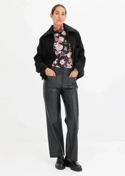 Outlet Langarmshirt aus softem Viskose-Mix Damen Nachhaltigere Materialien|Shirts & Tops