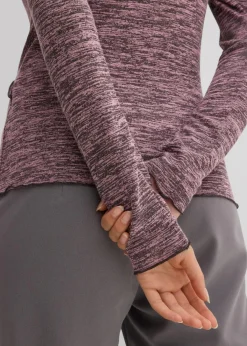 Hot Langarmshirt aus softem Viskose-Mix Damen Shirts & Tops