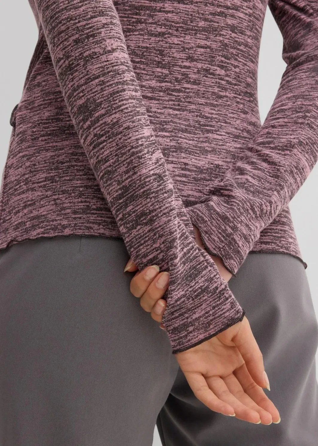 Hot Langarmshirt aus softem Viskose-Mix Damen Shirts & Tops