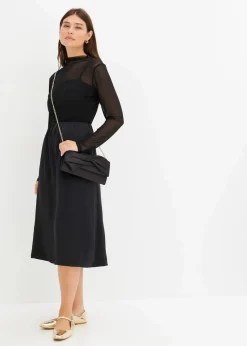Online Langarmshirt aus transparentem Mesh Damen Shirts & Tops