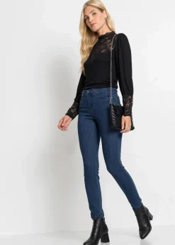 Damen bonprix Shirts & Tops|Langarmshirt aus Viskose-Mix