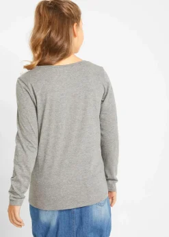 Kinder bonprix Mädchen 9-16 Jahre·Shirts & Blusen|Mädchen 2-8 Jahre·Nachhaltigere Materialien|Langarmshirt aus Viskose-Mix