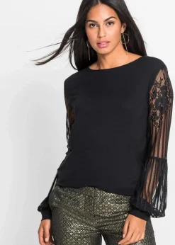 Best Langarmshirt aus Viskose-Mix Damen Shirts & Tops|Nachhaltigere Materialien