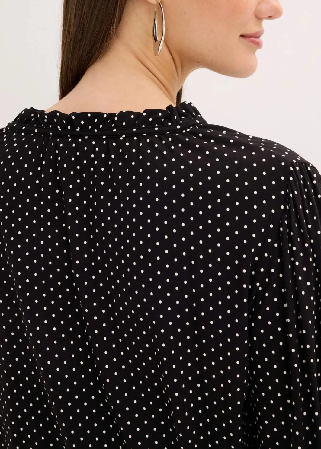 Sale Langarmshirt aus Viskose-Mix Damen Shirts & Tops|Nachhaltigere Materialien