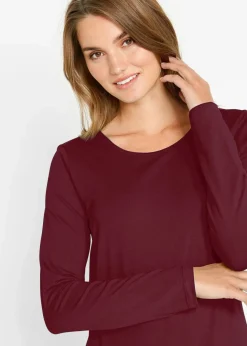 Damen bonprix Shirts & Tops|Basics|Langarmshirt (2er Pack)