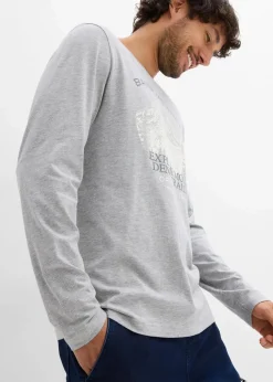 Herren bonprix Shirts & Polos|Große Größen|Langarmshirt (2er Pack)