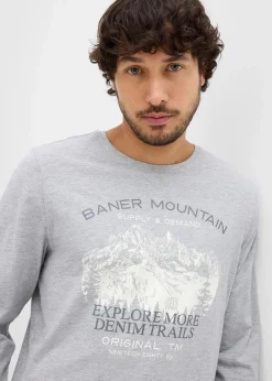 Herren bonprix Shirts & Polos|Große Größen|Langarmshirt (2er Pack)