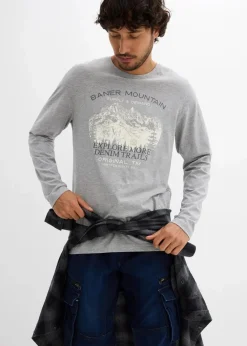 Herren bonprix Shirts & Polos|Große Größen|Langarmshirt (2er Pack)