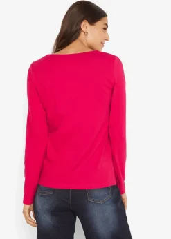 Damen bonprix Shirts & Tops|Basics|Langarmshirt (2er Pack)