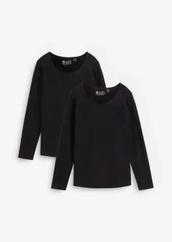 Online Langarmshirt (2er Pack) Damen Bekleidung·Röcke|Basics