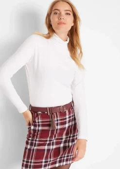 Damen bonprix Shirts & Tops|Basics|Langarmshirt mit reiner Bio-Baumwolle
