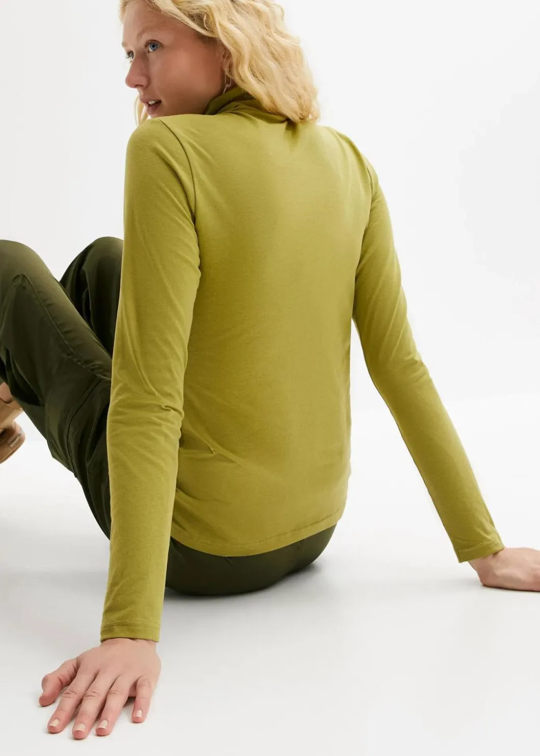 Online Langarmshirt mit reiner Bio-Baumwolle Damen Shirts & Tops|Basics