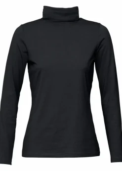 Damen bonprix Bekleidung·Röcke|Nachhaltigere Materialien|Langarmshirt mit reiner Bio-Baumwolle