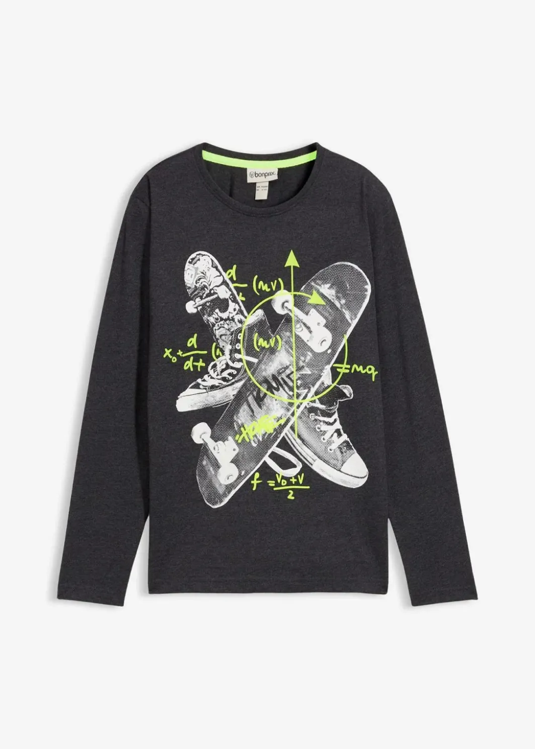 Langarmshirt mit Baumwolle Kinder Jungen 9-16 Jahre·Shirts
