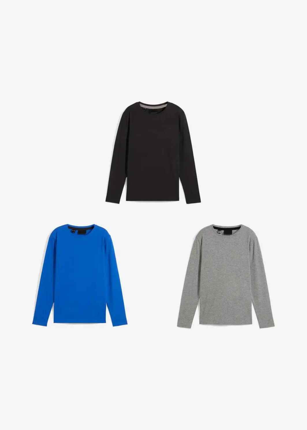 Best Langarmshirt mit Bio Baumwolle (3er-Pack) Kinder Jungen 9-16 Jahre·Mehrfachpacks|Jungen 9-16 Jahre·Bademode