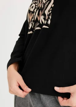 Discount Langarmshirt mit Bio-Baumwolle Damen Shirts & Tops