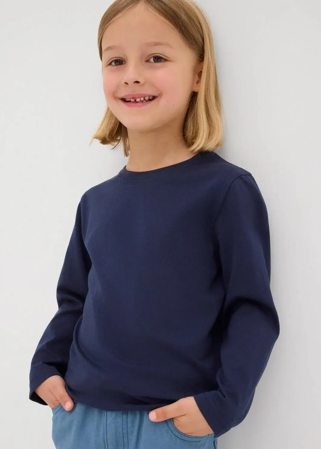 Kinder bonprix Jungen 2-8 Jahre·Shirts|Jungen 2-8 Jahre·Mehrfachpacks|Langarmshirt mit Bio-Baumwolle (3er Pack)