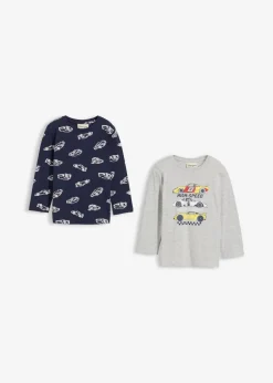 Clearance Langarmshirt mit Bio-Baumwolle (2er Pack) Kinder Jungen 2-8 Jahre·Nachhaltigere Materialien|Jungen 2-8 Jahre·Mehrfachpacks