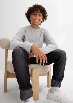 Discount Langarmshirt mit Bio-Baumwolle (3er Pack) Kinder Jungen 2-8 Jahre·Nachhaltigere Materialien|Jungen 9-16 Jahre·Shirts