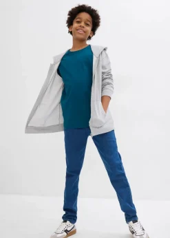 Kinder bonprix Jungen 9-16 Jahre·Mehrfachpacks|Jungen 9-16 Jahre·Bademode|Langarmshirt mit Bio-Baumwolle (3er Pack)