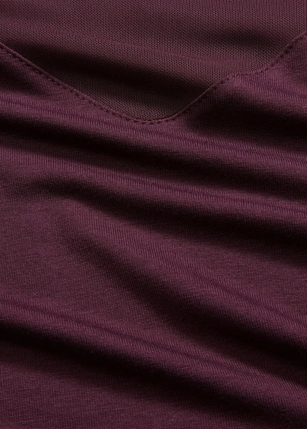Damen bonprix Shirts & Tops|Langarmshirt mit Mesh