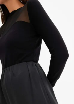 Damen bonprix Shirts & Tops|Langarmshirt mit Mesh