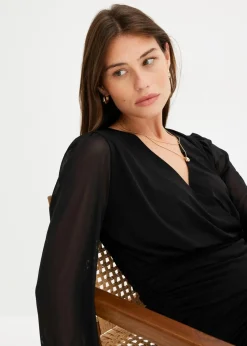 Online Langarmshirt mit Mesh Damen Nachhaltigere Materialien|Shirts & Tops