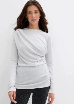 Best Langarmshirt mit Raffungen Damen Shirts & Tops