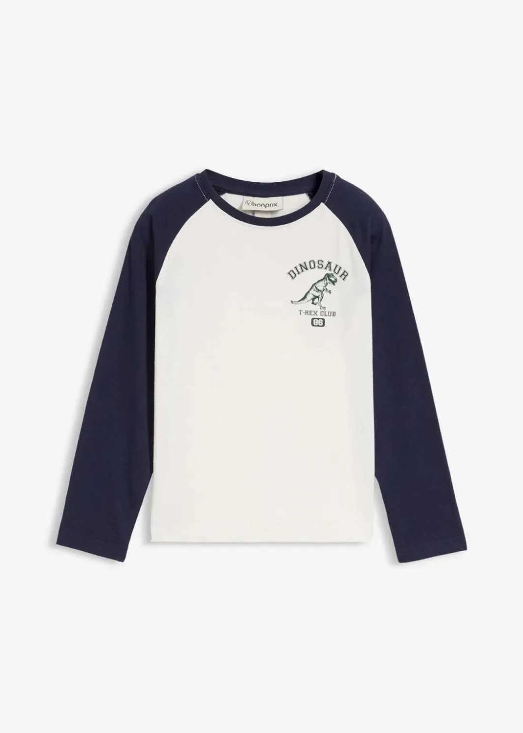 Kinder bonprix Jungen 2-8 Jahre·Nachhaltigere Materialien|Jungen 2-8 Jahre·Shirts|Langarmshirt mit Raglanärmeln aus reiner Bio-Baumwolle