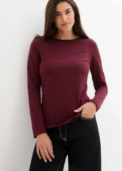Langarmshirt mit reiner Bio-Baumwolle Damen Nachhaltigere Materialien|Shirts & Tops