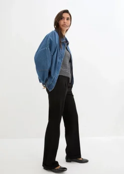 Damen bonprix Bekleidung·Röcke|Basics|Langarmshirt mit reiner Bio-Baumwolle