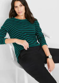 Hot Langarmshirt mit reiner Bio-Baumwolle Damen Bekleidung·Röcke|Nachhaltigere Materialien