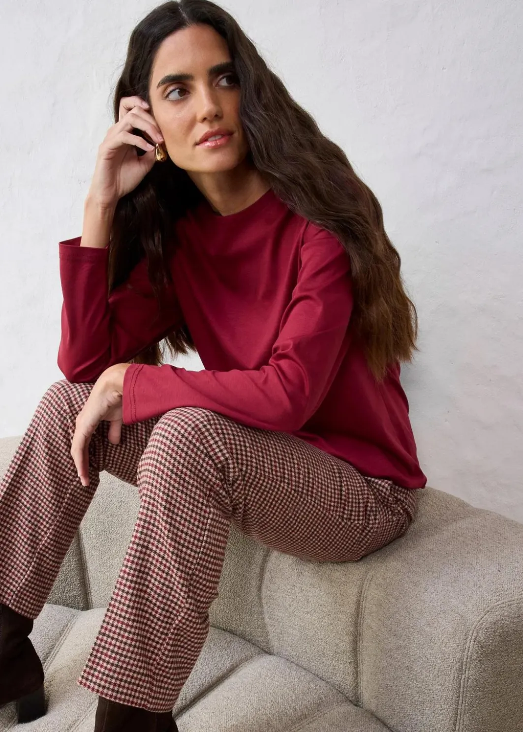Best Langarmshirt mit Seidenanteil Damen Premium|Shirts & Tops