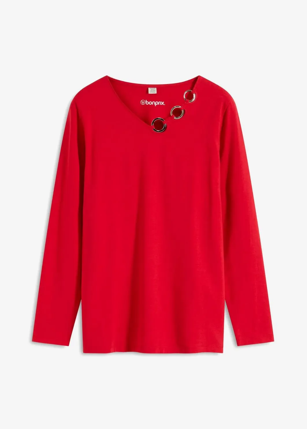 Langarmshirt mit Ösen Damen Shirts & Tops