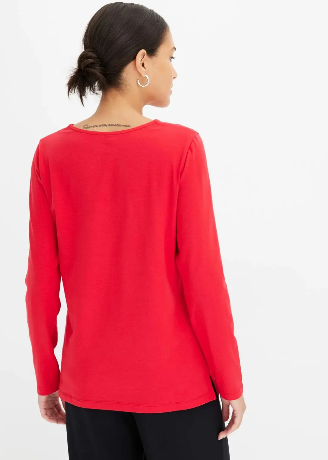 Langarmshirt mit Ösen Damen Shirts & Tops